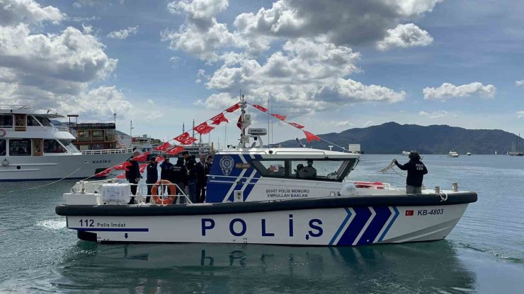 Şehit Polis Emrullah Baklan’ın adı Marmaris’in mavi sularında yaşayacak