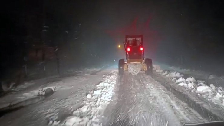 Kahramanmaraş’ta karla mücadele