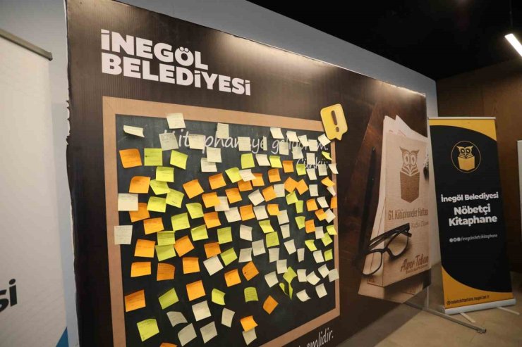 İnegöl Belediyesi nöbetçi kitaphanelerin ödüllerini aldı