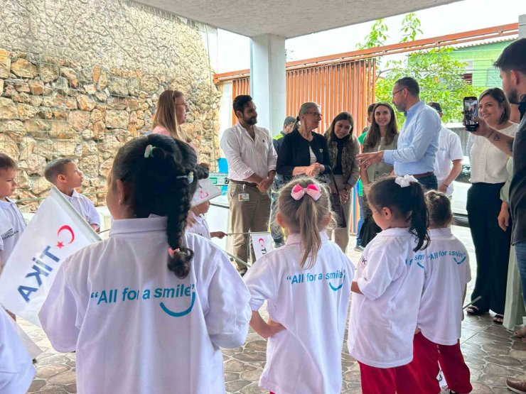 Kolombiya’da 10 farklı okulda, okul öncesi eğitim sınıfları kuruldu