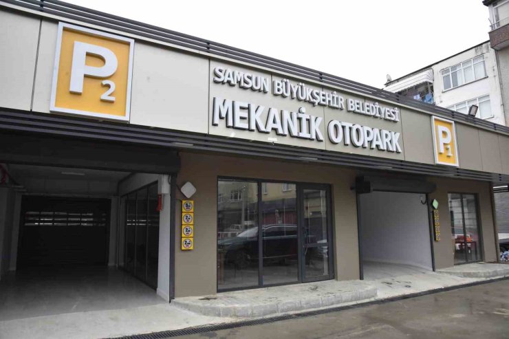 Çiftlik-1 Mekanik Otoparkı hizmete başladı