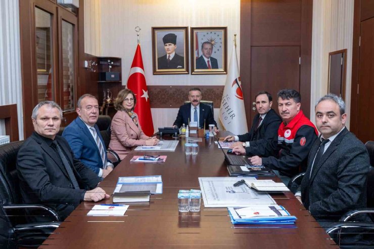 ’Kuşak Yollar Projesi’ ile ilgili değerlendirme toplantısı düzenlendi