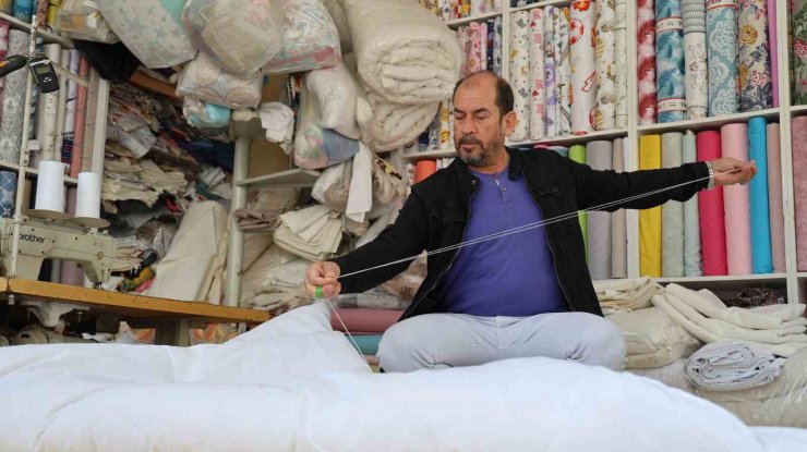 Yorgan işçiliği makineye yenik düştü
