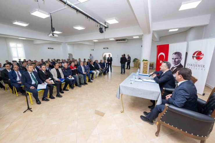 Muhtarlar toplantısının 2’nci etabı Günyüzü İlçesi’nde gerçekleştirildi