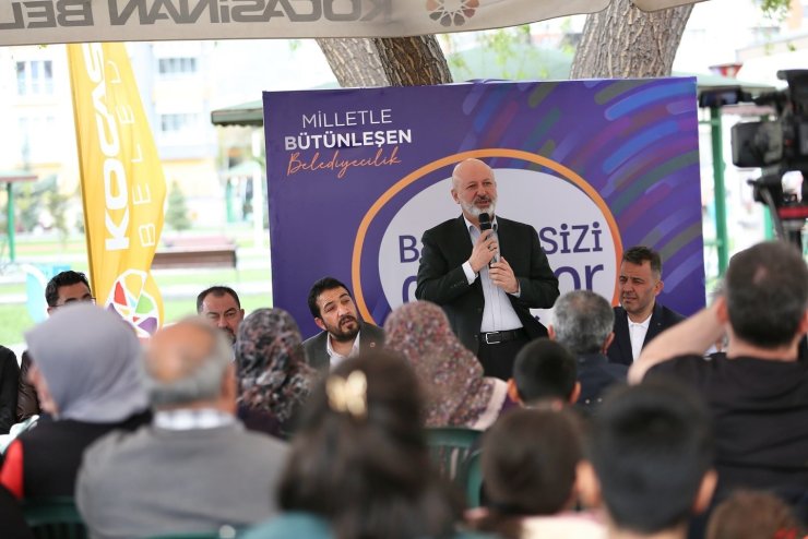 Başkan Çolakbayrakdar: "Kayserimizin refahı için çalışıyoruz"
