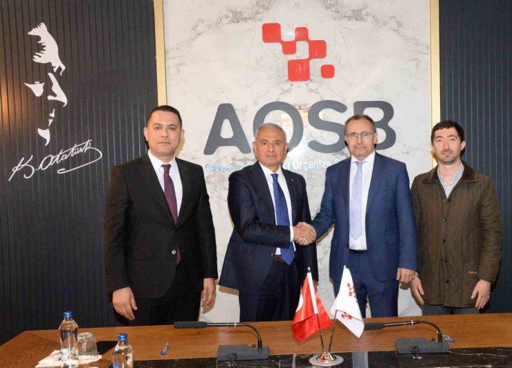 AOSB’den çevre dostu yatırım: Çamur kurutma tesisi protokolü imzalandı