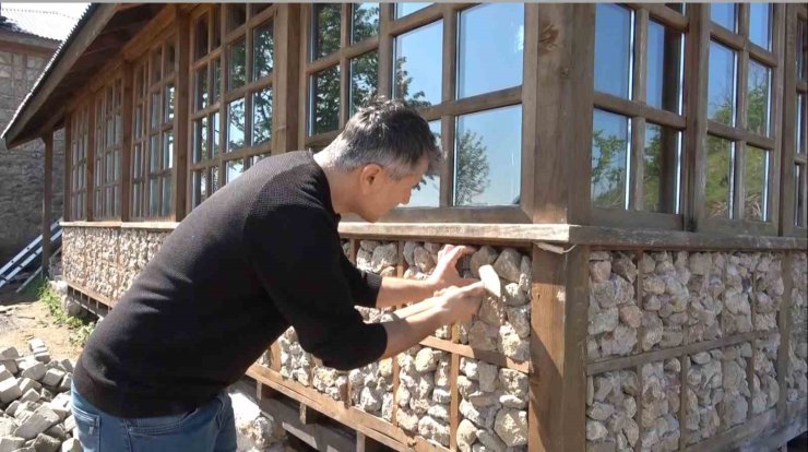 Giresun’da asırlık taş evler yeniden hayat buluyor