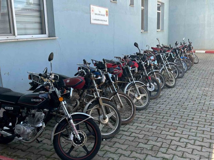 Şanlıurfa’da motosiklet hırsızlarına operasyon: 14 gözaltı