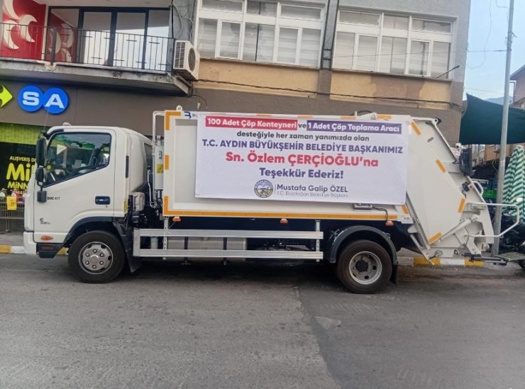 Aydın Büyükşehir Belediyesi’nden Bozdoğan’a araç desteği