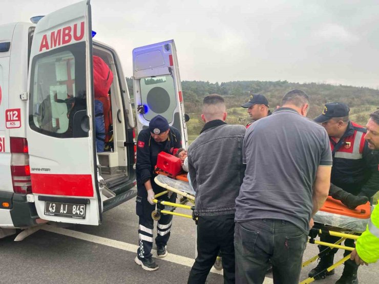 Tavşanlı’da trafik kazası 1 yaralı