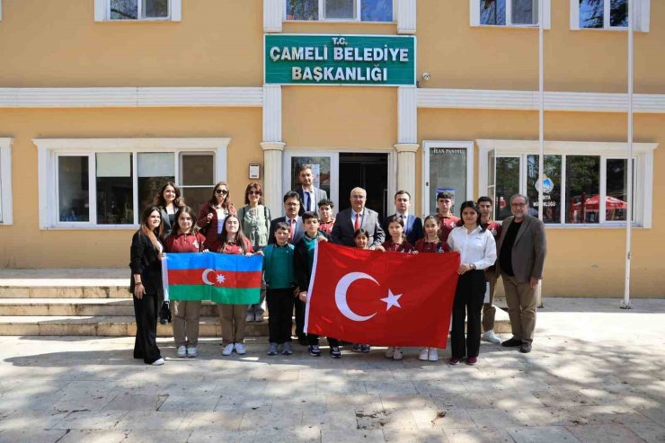 Kardeş ülke Azerbaycan’dan Çameli’ye anlamlı ziyaret