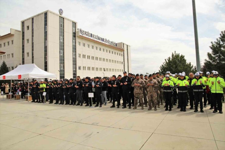 Vefat eden polis memuru son yolculuğuna uğurlandı