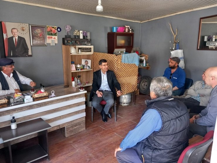 Başkan Eyüp Kahveci, Büyüksaka köyünde hemşehrileriyle buluştu