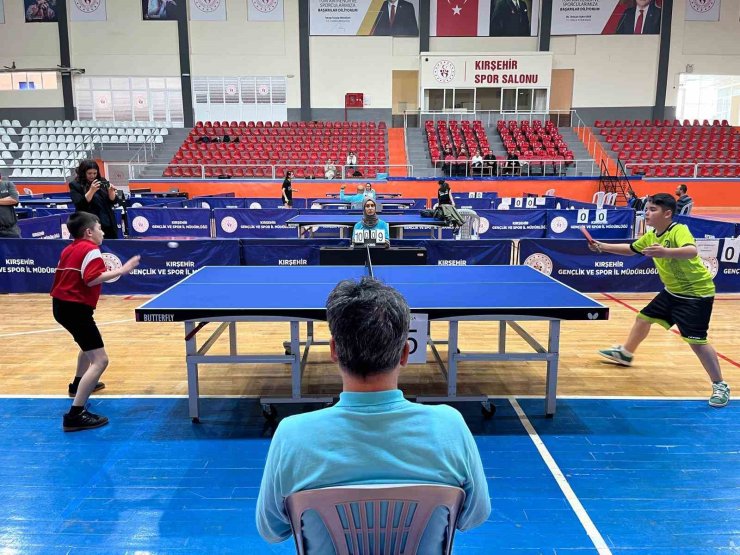 Okullararası Küçükler Masa Tenisi Grup Yarışmaları’nda şampiyon Kırşehir oldu