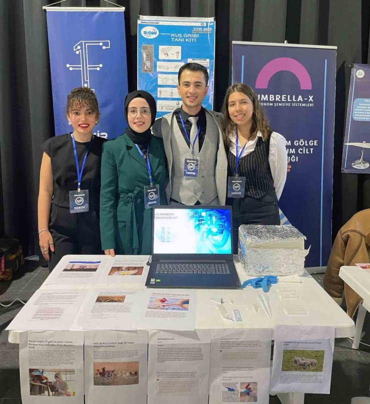 MSKÜ Öğrencilerinden ‘Kuş gribi tanı kiti’ ile Türkiye birinciliği