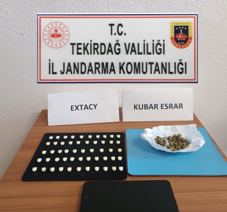 Tekirdağ’da jandarmadan uyuşturucu operasyonları: Çok sayıda madde ele geçirildi