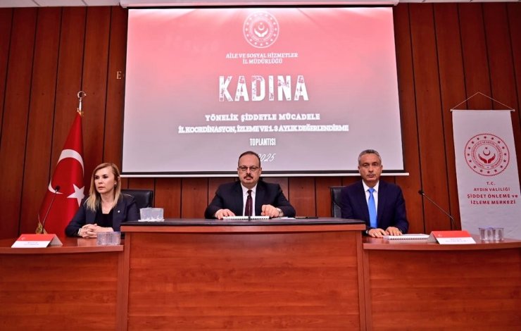 Aydın’da Kadına Yönelik Şiddetle Mücadele İl Koordinasyon Toplantısı gerçekleştirildi