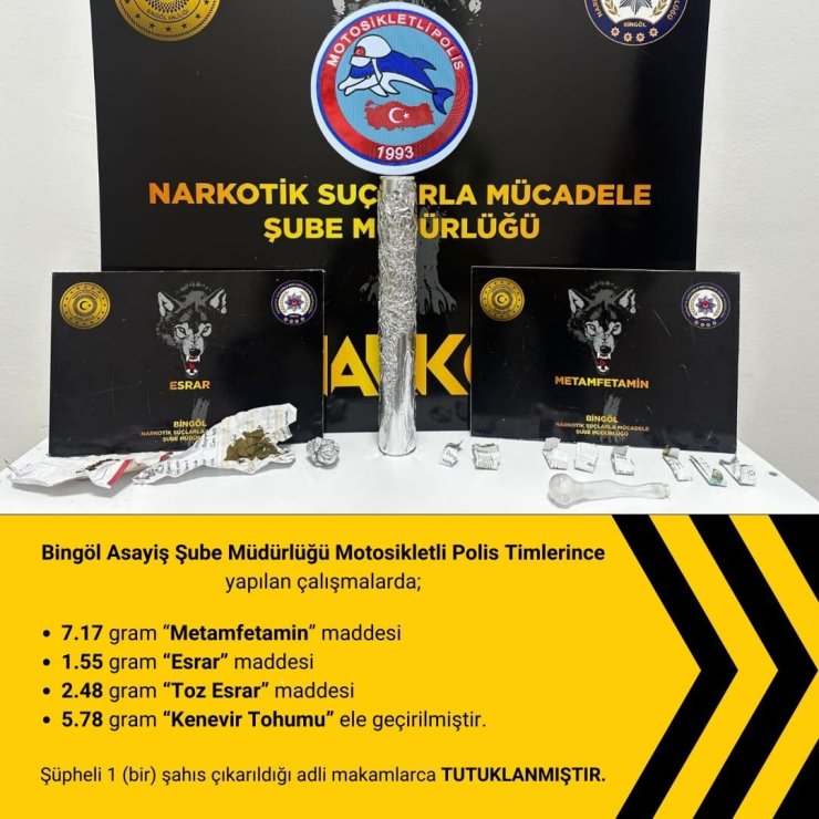 Bingöl’de uyuşturucuya geçit yok