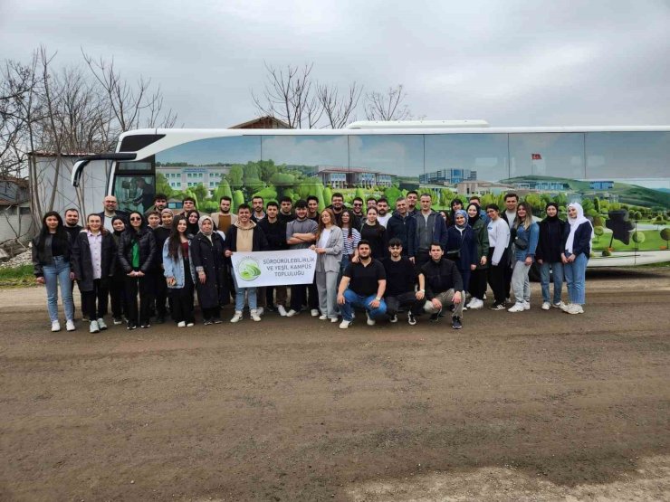 Yüzlerce fidan toprakla buluştu