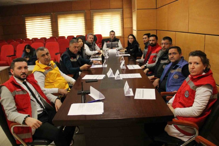 Devlet Hastanesi’nde gerçekçi yangın tatbikatı