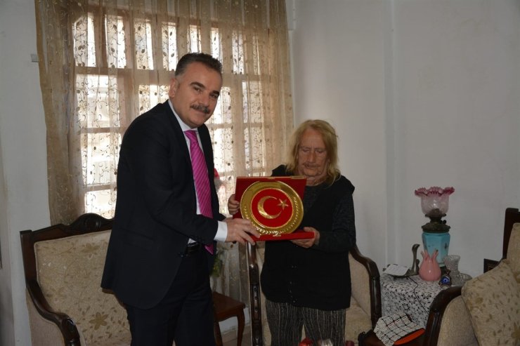 Kaymakam Odabaş’tan Hayırsever Kıyakoğlu’na vefa ziyareti