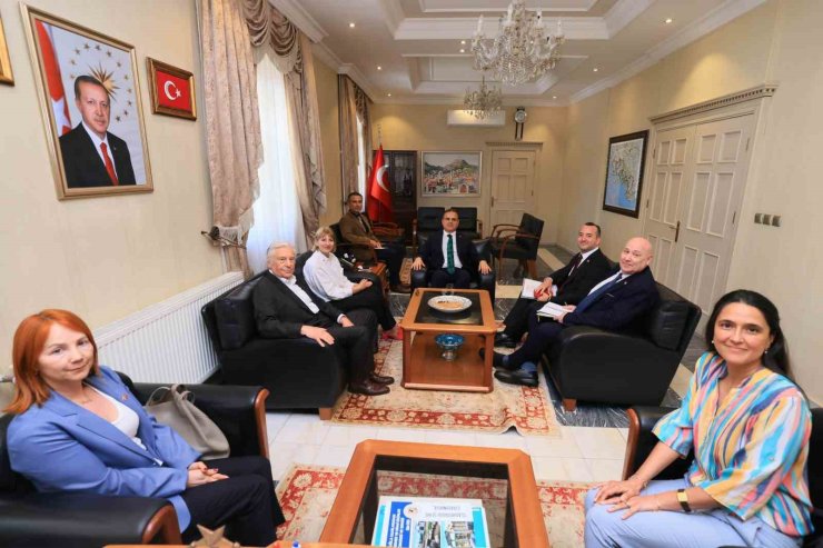 Birleşik Krallık büyükelçisi Vali Akbıyık ve Başkan Aras’ı ziyaret etti