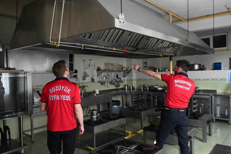 Bozüyük Belediye İtfaiyesi’nden yurtlara yangın denetimi