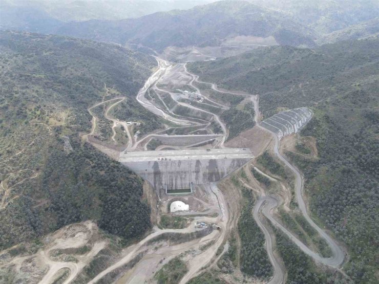 Söke Sarıçay Barajı’nda çalışmalar sürüyor