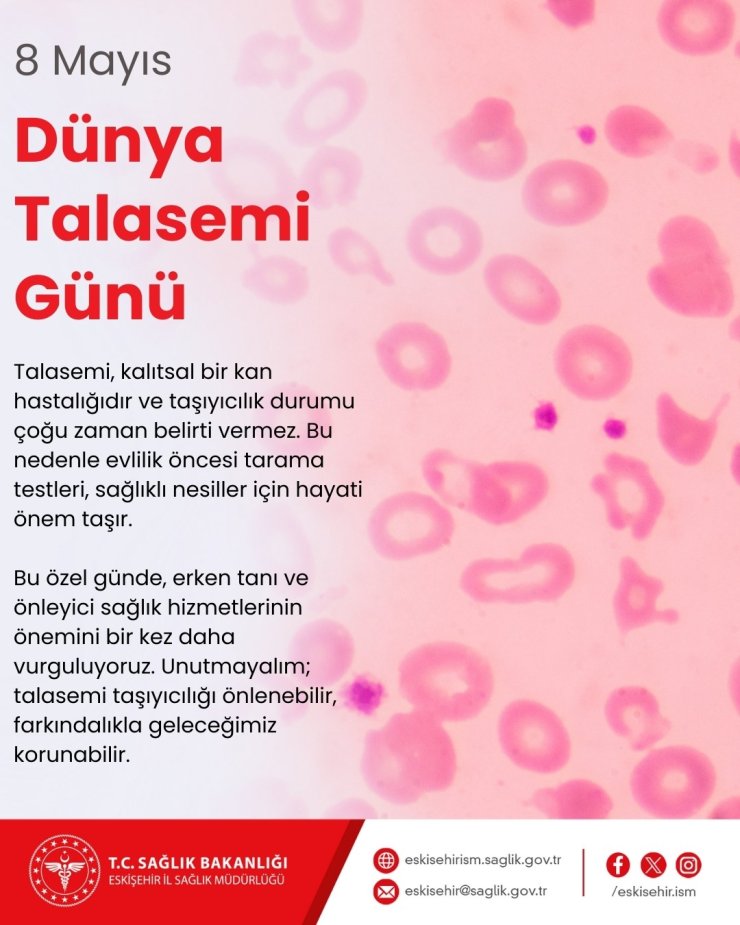 İl Sağlık Müdürü Bildirici Talasemi hakkında bilgilendirdi