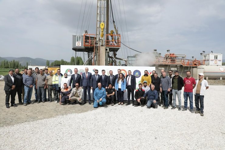 Simav’da ikinci jeotermal su kuyusu devreye alındı