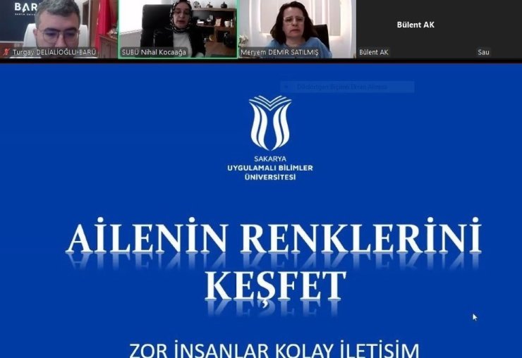 SUBÜ’den 2025 Aile Yılı’na özel eğitim