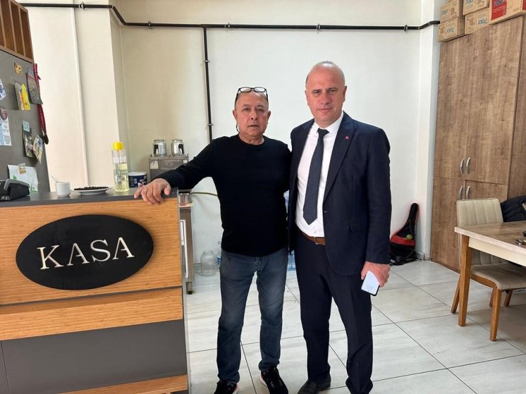 Hız kesmeden esnaf ziyaretleri devam ediyor