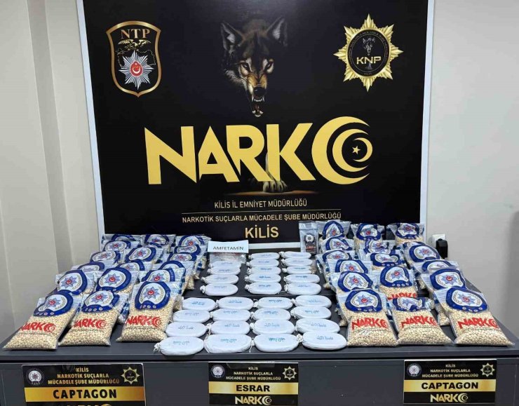 Kilis’te 57 kilo esrar ele geçirildi: 2 şahıs tutuklandı