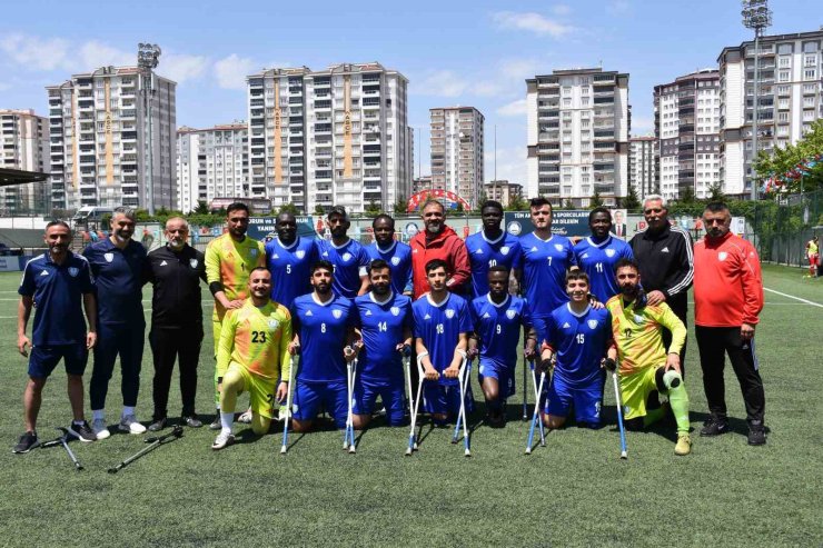 Şahinbey Ampute şampiyonluğa koşuyor: 7-1