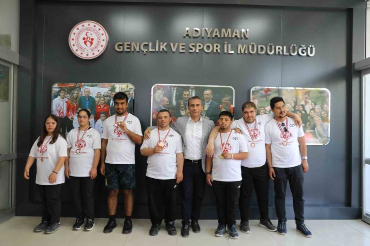 Adıyamanlı özel sporcular 9 madalya ile döndü