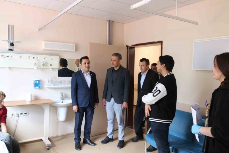 Kaymakam Bildirici’den eğitim ve sağlık kurumlarına ziyaret