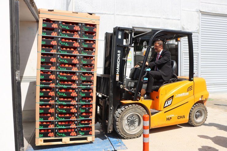 Kula’nın jeotermal serasından Avrupa’ya 500 ton domates ihracatı