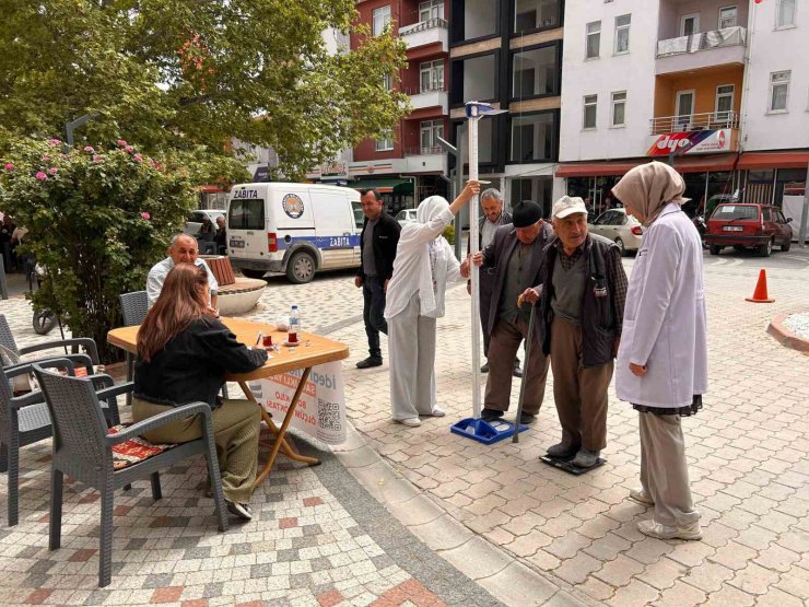 Hisarcık’ta "Kilo kontrolü" uygulaması