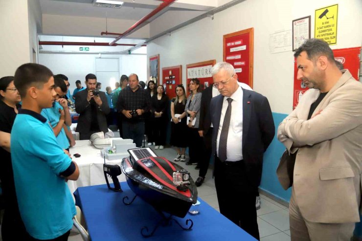 ‘Üreten Gençlik Proje ve Ürün Sergisi’ Mersin OSB’de açıldı