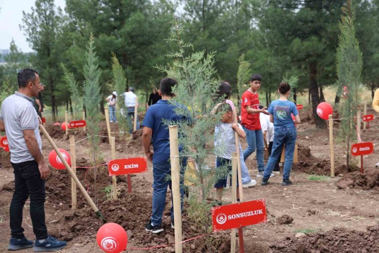 Diyarbakır’da "Koruyucu Aile Hatıra Ormanı" oluşturuldu