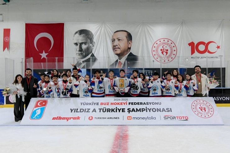 2024-2025 Sezonu Buz Hokeyi U14 Yıldız A Türkiye Şampiyonu Samsun Takımı oldu