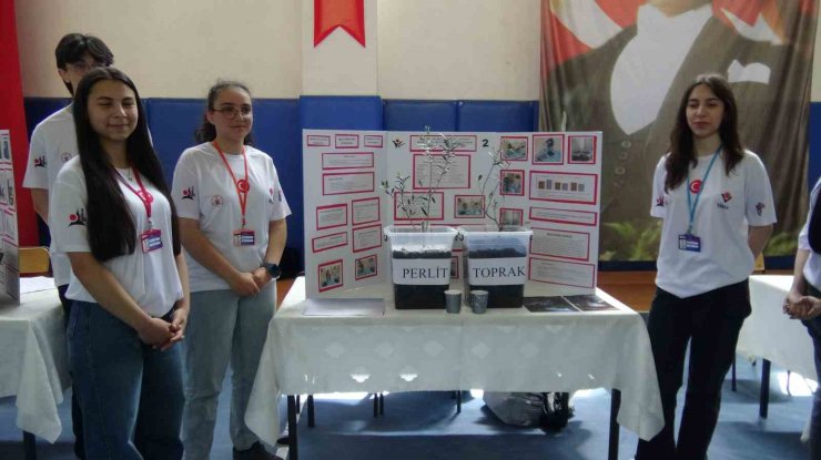 Artvin’de liseli gençler projelerini sergiledi