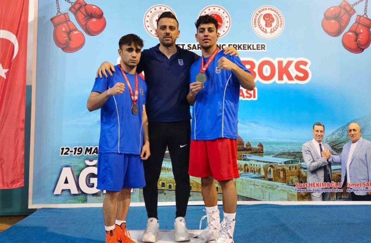 Aydınlı boksörlerden Türkiye şampiyonasında çifte madalya