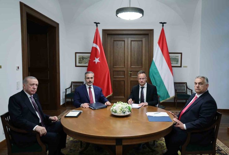 Cumhurbaşkanı Erdoğan, Macaristan Başbakanı Orban ile görüştü