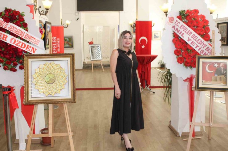 Üç boyutlu sanatın ışıltısı Efeler’de sergilendi