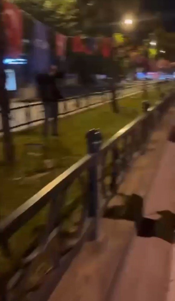 Bursa’da Türk bayrağını yakmaya çalışan şahıs yakalandı