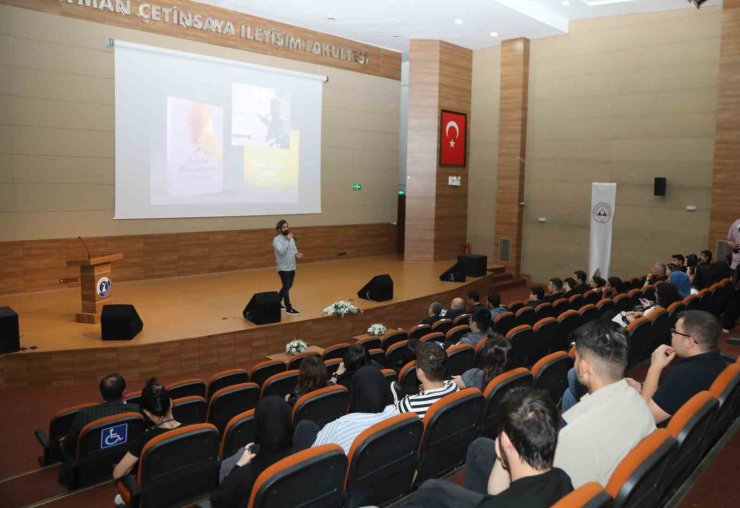 Eğitimci Yazar Tahir Fatih Andı, ERÜ’de konferans verdi