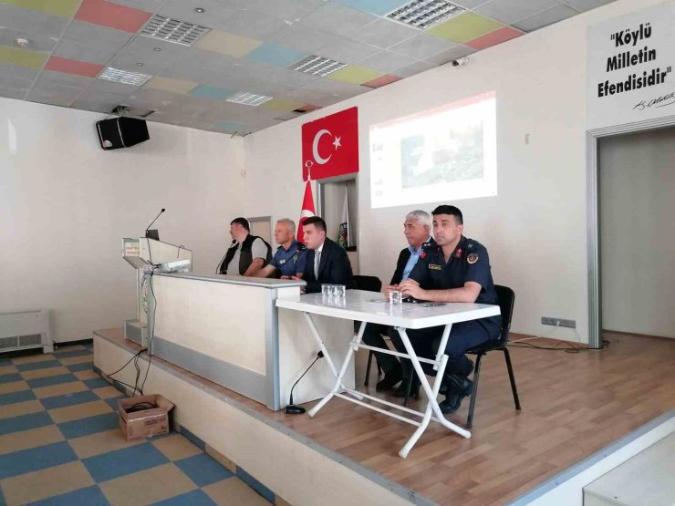 Mersin Mut’ta orman yangınlarıyla mücadele toplantısı