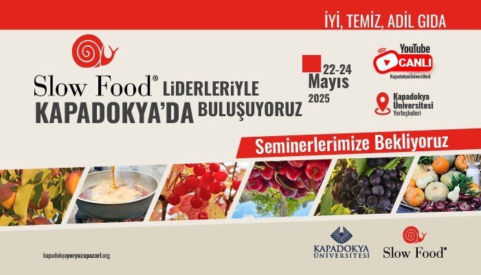 Slow Food liderleri Kapadokya’da buluşuyor
