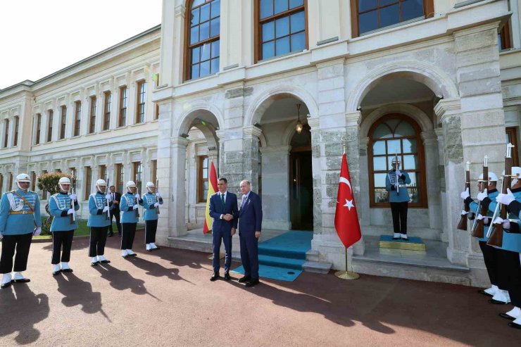 Cumhurbaşkanı Erdoğan, İspanya Başbakanı Pedro Sanchez’i kabul etti